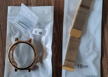 nowe etui 41 mm+ bransoletka 18 mm magnetyczna na smartwatcha GT brak metki