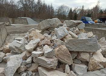 Głaz Kremowy duży Kamień Biały Marianna Kora kamienna Granitowy Bazaltowy