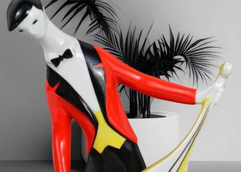 Kontrabasista styl Art Deco Zsolnay Torok Janos