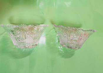 Miski kryształowe kryształy 2 sztuki
