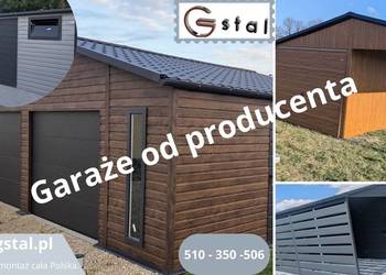 garaż blaszany 3x5 6x6 9x6 10x6 8x6 producent GSTAL profile zamknięte