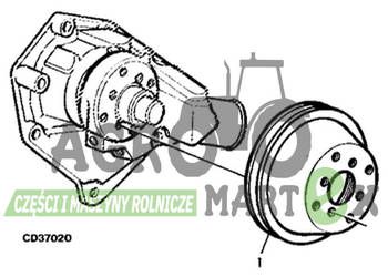 R91405 KOŁO PASOWE fi182 JD