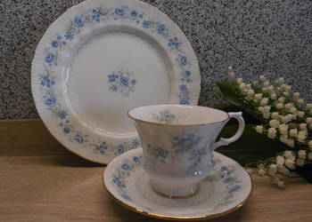 ANGLIA Royal Bone China Zestaw śniadaniowy Trio