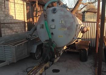 Beczkowóz szambiarka 300 L MEPROZET POMPA MECK