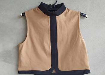Bluzka crop top river island karmelowy braz