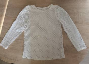 Bluzka biała w kropki Sinsay roz. 110