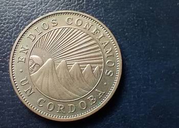 Stare monety 1 cordoba 1972 Nikaragua