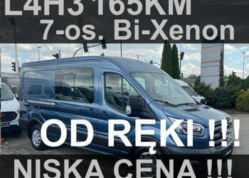 Ford Transit L4H3 165KM 6-os. Brygadowa 6-os. Kamera Dostępny od ręki ! 19…