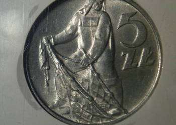 5 złotych 1974 - RYBAK - MS60 !!!... piękny_
