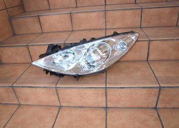 Peugeot 307 lampa lewa przód (zwykła soczewka) 2006 - 2009r (europa)