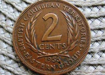 Karaiby 2 Centy 1955r