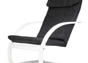 Fotel fiński bujany finka do salonu biały gięta sklejka ModernHome