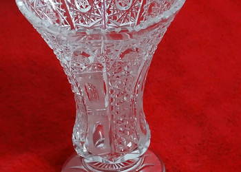 Unikatowy Wazon Kryształowy – Bogaty Szlif – 1,3 kg
