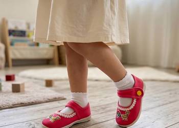 Różowe buciki dla dziewczynki rozm 16