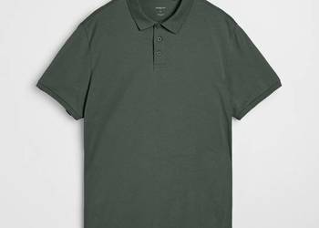 szara koszulka polo męska Sinsay