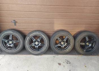 MINI R56 koła zimowe felgi aluminiowe 4x100 opony 7-8 mm,15 cali