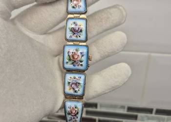 Zegarek-bransoletka  * Czajka / Chaika * porcelanka