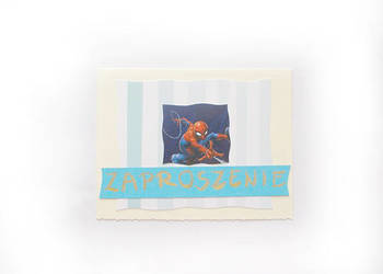 spiderman zaproszenie puste, fajne zaproszenie dla chłopaka