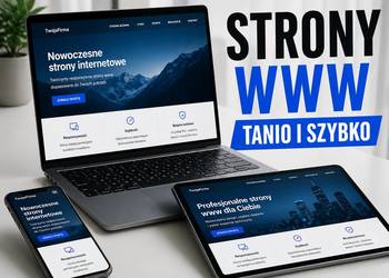 Strona internetowa wizytówka – wykonanie + wdrożenie