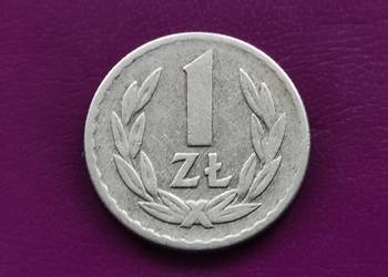 Moneta PRL-u 1 ZŁOTY 1966 - Rzadka / Poszukiwana ! (nr.1)