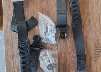 2 pasy z uchwytami do wyciągania motocykli crosowych z błota