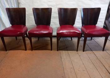 Art deco krzesla z 1939 roku orginal Halabala H-214 lizatka