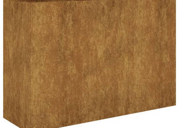 Podwyższona donica 120x40x80 cm stal kortenowska WM-824526