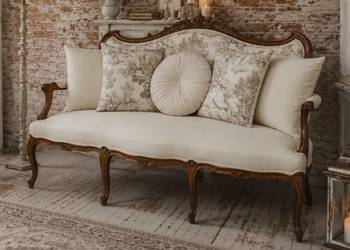 Stylowa sofa ludwikowska, retro,vintage
