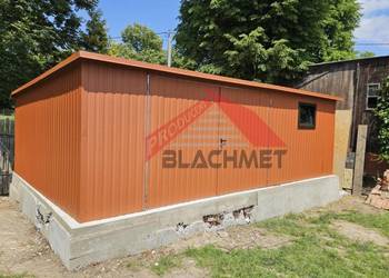 Garaż Blaszany domek ogrodowy 7x4 profil obróbka 4x6 4x7 4x5 3x3 producent