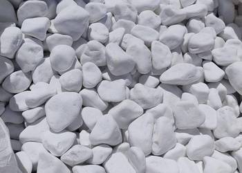 Otoczak śnieżnobiały Thassos 3-6 cm / orginalny Grecki
