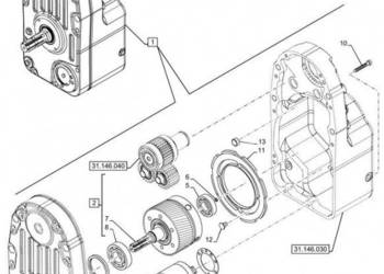 New Holland T6070 Pompa hydrauliczna gear, 3520 cc 47489226