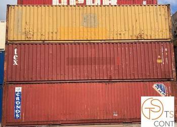 Kontener morski magazynowy 40 HC 40 DV używany 12 metrowy szczelny