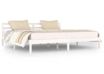 vidaXL Rama łóżka, lite drewno sosnowe, 200x200 cm(SKU:810451)