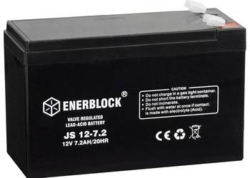 Akumulator ENERBLOCK AGM JS12-7.2 12V 7.2Ah
