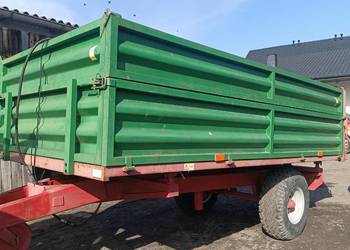 Przyczepa jednoosiowa wywrotka