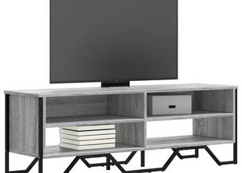 Szafka pod TV szary dąb sonoma 122x34x41 cm WM-848572