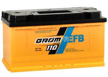 NOWY Akumulator Grom Racing EFB 110Ah 920A EN Prawy Plus
