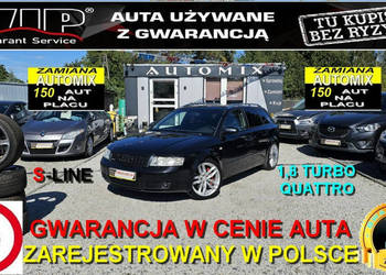 Audi A4 LEGENDARNY 1.8 Benz TURBO QUATTRO ZAMIANA- Automi-x pl B6 (2000-20…