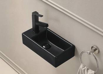 UMYWALKAUMYWALKA nablatowa / ŚCIENNA 40x20 CZARNA mat black