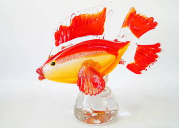 Figura szklana figura Murano style ryba rybka dekoracja prezent