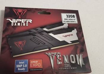 Pamięć RAM Patriot DDR5 32GB(2x16GB)Viper Venom 6000MHz CL36