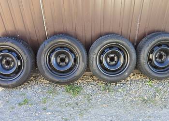 Opony zimowe na felgach 2 szt,. Hankook i 2 szt. Firestone 185/65R15