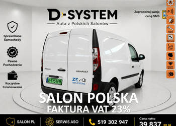 Renault Kangoo 22r Renault Kangoo Z.E 33 kWh Z.E Salon Polska Bezwypadkowy…