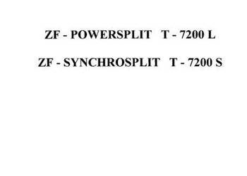 ZF T7200L T7200S skrzynia instrukcja naprawy PL