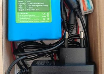 Nowy akumulator litowo-jonowy 12V 5600mAh PALO XZ01 zestaw zasilający