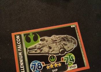 Karta Star wars force attax Millennium Falcon