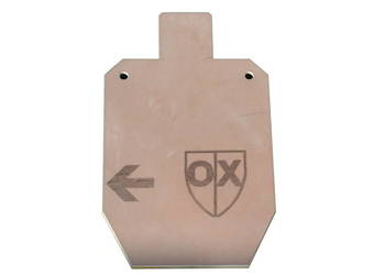 Tarcza strzelecka Gong z Hardox 500 gr.10mm IDPA 357x616