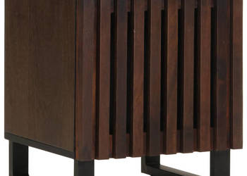 Szafka nocna 40x34x46 cm lite drewno mango WM-377420
