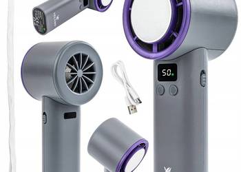 WENTYLATOR RĘCZNY OSOBISTY MINI KIESZONKOWY WIATRAK PRZENOŚNY MAŁY 4000 mAh