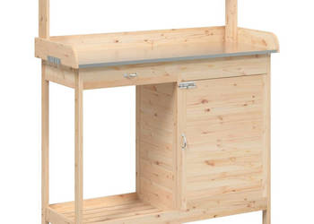 Stolik do przesadzania roślin z szafką 1105x45x1245 cm WM-156343